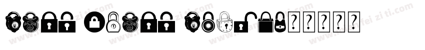 Lock Clock Light字体转换